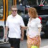 Regis Philbin and wife Joy Philbin out shopping along Cross Creek Road in Malibu Los Angeles, California –