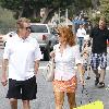 Regis Philbin and wife Joy Philbin out shopping along Cross Creek Road in Malibu Los Angeles, California –