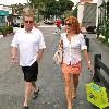 Regis Philbin and wife Joy Philbin out shopping along Cross Creek Road in MalibuLos Angeles.