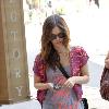 Rachel Bilson out with a friend shopping at the store Americana at Brand Glendale.