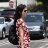 Mary Louise Parker after shopping at Fred Segal in West Hollywood Los Angeles.