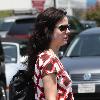 Mary Louise Parker after shopping at Fred Segal in West Hollywood Los Angeles.