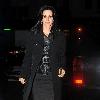 Courteney Cox seen returning to her hotel in Midtown after an appearance on the David Letterman Show. New York City.