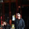 Dustin Hoffman leaving Da Silvano, Italian Restaurant, in West Village New York City.