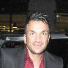 Peter Andre arriving at the May Fair hotel London.