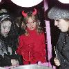 Atmosphere Trick or Treat activity at Jonathan Ross' Halloween party. London.