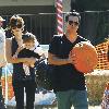 Jessica Alba and and husband Cash Warren take their daughter, Honor Marie, to Mr Bones pumpkin patch in West HollywoodLos Angeles.