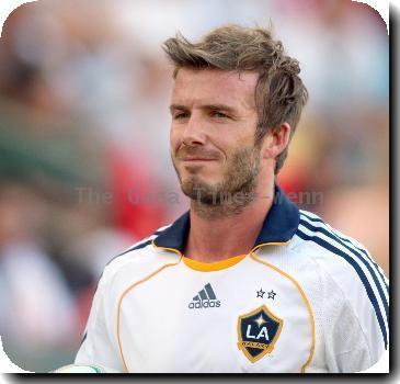 David Beckham in action for the Los Angeles Galaxy v Chiva USA in the first leg of the MLS Western Conference Semifinal at the Home Depot Center in Carson. The game ended in a 2-2 draw.