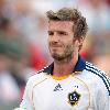 David Beckham in action for the Los Angeles Galaxy v Chiva USA in the first leg of the MLS Western Conference Semifinal at the Home Depot Center in Carson. The game ended in a 2-2 draw.