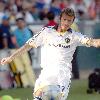 David Beckham in action for the Los Angeles Galaxy v Chiva USA in the first leg of the MLS Western Conference Semifinal at the Home Depot Center in Carson. The game ended in a 2-2 draw.