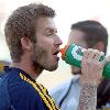 David Beckham in action for the Los Angeles Galaxy v Chiva USA in the first leg of the MLS Western Conference Semifinal at the Home Depot Center in Carson. The game ended in a 2-2 draw.