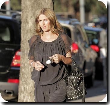 Nicky Hilton leaving Byron & Tracey salon in Beverly Hills after having her haircut and lightened in color..