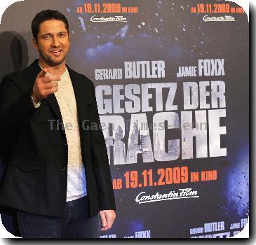 Gerard Butler at a photocall for his movie