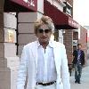 Rod Stewart
 was spotted leaving a medical centre in Beverly Hills.