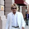 Rod Stewart
 was spotted leaving a medical centre in Beverly Hills.