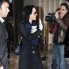 Katy Perry leaving Ritz Carlton hotel on her way to rehearsals for the MTV EMA at O2 World arena. Berlin.