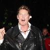 David Hasselhoff arriving at Ritz Carlton Hotel for the MTV Europe Music Awards 2009 the following day. Berlin.