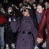 Lil Kim arriving at Ritz Carlton Hotel for the MTV Europe Music Awards 2009 the following day. Berlin.