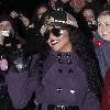 Lil Kim arriving at Ritz Carlton Hotel for the MTV Europe Music Awards 2009 the following day. Berlin.