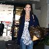 Jennifer Love Hewitt and boyfriend Jamie Kennedy catch a flight out of Burbank Airport.