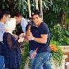 **Exclusive**
'Extra' host Mario Lopez arriving at the Four Seasons hotel in Beverly Hills..