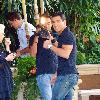 **Exclusive**
'Extra' host Mario Lopez arriving at the Four Seasons hotel in Beverly Hills..