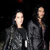 Katy Perry and Russell Brand leaving The Late Late Show holding hands.