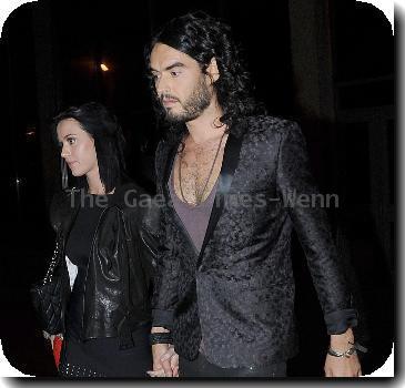 Katy Perry and Russell Brand