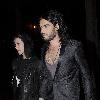 Katy Perry and Russell Brand leaving The Late Late Show holding hands.