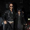 Katy Perry and Russell Brand return to his house after Russell collects Katy from her hotel..