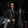 Katy Perry and Russell Brand return to his house after Russell collects Katy from her hotel..