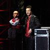 Jeff Dunham with 'Peanut' (left) and 'Jose Jalapeno on  Stick' (right) Comedian ventiloquist Jeff Dunham performing live in concert at the State Theatre. Sydney.