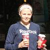 'House' star Jennifer Morrison, wearing no makeup, picks up coffee from Starbucks after going to the gym Los Angeles.