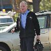 **Exclusive**Jon Voight getting out of his car to have lunch in Beverly Hills Los Angeles.