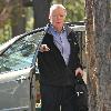 **Exclusive**Jon Voight getting out of his car to have lunch in Beverly Hills Los Angeles.