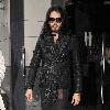 Russell Brand leaving his hotel in Dublin city centre. Dublin.