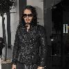 Russell Brand leaving his hotel in Dublin city centre. Dublin.