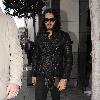 Russell Brand leaving his hotel in Dublin city centre. Dublin.