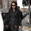 Russell Brand leaving his hotel in Dublin city centre. Dublin.