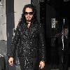 Russell Brand leaving his hotel in Dublin city centre. Dublin.