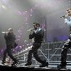 Brian Littrell, A. J. McLean, Howie Dorough and Nick Carterof the Backstreet Boys performing at the O2 Arena Dublin.