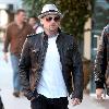 Benji Madden
 arriving at a medical centre in Beverly Hills.