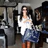 Jenna Dewan shopping at Paige Premium Denim on Robertson Boulevard Los Angeles.