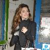 Kelly Brook leaving the Noel Coward Theatre, where she stars in the West End production of ?Calendar Girls? London.