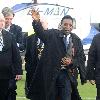 Legendary Brazilian soccer star, Pele  visit to Dunboyne AFC, the FAI Aviva club of the year, and was mobbed by schoolchildren from the area.Dublin.