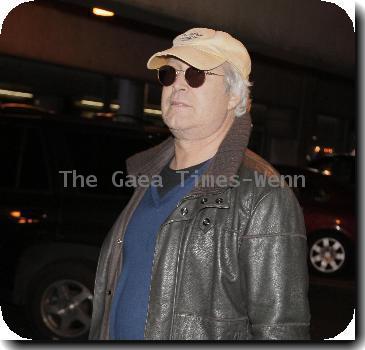 Chevy Chase arrives at LAX airport