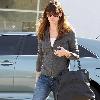 Actress Jennifer Garner leaving the hair salon.