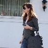 Actress Jennifer Garner leaving the hair salon.