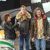 Jeremy Clarkson, Richard Hammond, James May 
Top Gear Live at the RDS in Simmonscourt.