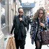 Amber Rose
shopping in SoHo with a friend while wearing Dr. Martens boots.